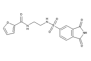 N-[2-[(1,3-diketoisoindolin-5-yl)sulfonylamino]ethyl]-2-furamide