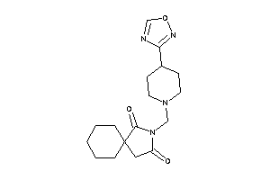 3-[[4-(1,2,4-oxadiazol-3-yl)piperidino]methyl]-3-azaspiro[4.5]decane-2,4-quinone