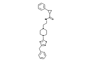 N-[2-[4-(3-benzyl-1,2,4-thiadiazol-5-yl)piperazino]ethyl]-2-phenyl-cyclopropanecarboxamide