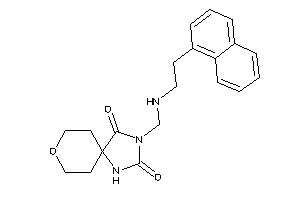 3-[[2-(1-naphthyl)ethylamino]methyl]-8-oxa-1,3-diazaspiro[4.5]decane-2,4-quinone