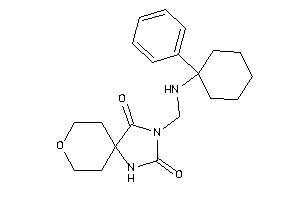 3-[[(1-phenylcyclohexyl)amino]methyl]-8-oxa-1,3-diazaspiro[4.5]decane-2,4-quinone