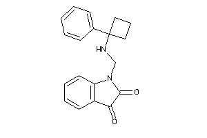 1-[[(1-phenylcyclobutyl)amino]methyl]isatin