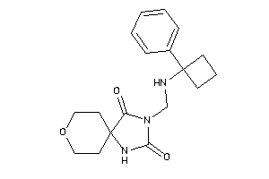 3-[[(1-phenylcyclobutyl)amino]methyl]-8-oxa-1,3-diazaspiro[4.5]decane-2,4-quinone