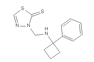 3-[[(1-phenylcyclobutyl)amino]methyl]-1,3,4-thiadiazole-2-thione