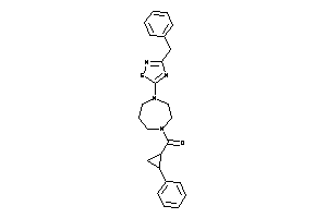 [4-(3-benzyl-1,2,4-thiadiazol-5-yl)-1,4-diazepan-1-yl]-(2-phenylcyclopropyl)methanone