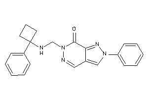2-phenyl-6-[[(1-phenylcyclobutyl)amino]methyl]pyrazolo[3,4-d]pyridazin-7-one