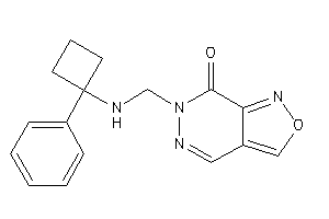 6-[[(1-phenylcyclobutyl)amino]methyl]isoxazolo[3,4-d]pyridazin-7-one