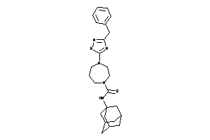 N-(1-adamantyl)-4-(3-benzyl-1,2,4-thiadiazol-5-yl)-1,4-diazepane-1-carboxamide