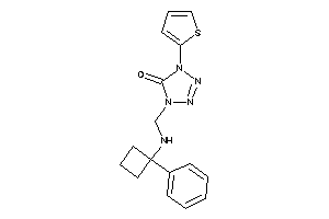 1-[[(1-phenylcyclobutyl)amino]methyl]-4-(2-thienyl)tetrazol-5-one