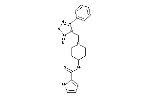 N-[1-[(3-phenyl-5-thioxo-1,2,4-thiadiazol-4-yl)methyl]-4-piperidyl]-1H-pyrrole-2-carboxamide
