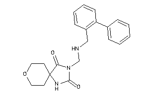 3-[[(2-phenylbenzyl)amino]methyl]-8-oxa-1,3-diazaspiro[4.5]decane-2,4-quinone