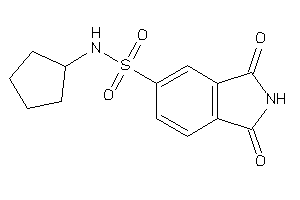 N-cyclopentyl-1,3-diketo-isoindoline-5-sulfonamide