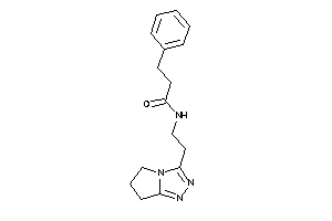 N-[2-(6,7-dihydro-5H-pyrrolo[2,1-c][1,2,4]triazol-3-yl)ethyl]-3-phenyl-propionamide