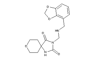 3-[(1,3-benzodioxol-4-ylmethylamino)methyl]-8-oxa-1,3-diazaspiro[4.5]decane-2,4-quinone