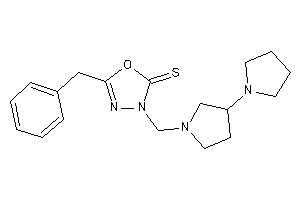 5-benzyl-3-[(3-pyrrolidinopyrrolidino)methyl]-1,3,4-oxadiazole-2-thione