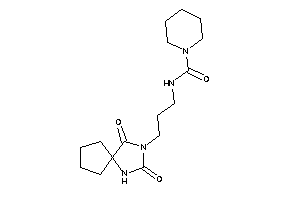N-[3-(2,4-diketo-1,3-diazaspiro[4.4]nonan-3-yl)propyl]piperidine-1-carboxamide