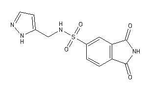 1,3-diketo-N-(1H-pyrazol-5-ylmethyl)isoindoline-5-sulfonamide