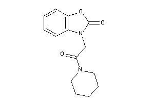 3-(2-keto-2-piperidino-ethyl)-1,3-benzoxazol-2-one