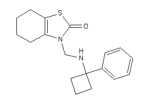 3-[[(1-phenylcyclobutyl)amino]methyl]-4,5,6,7-tetrahydro-1,3-benzothiazol-2-one