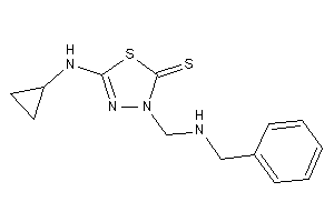 3-[(benzylamino)methyl]-5-(cyclopropylamino)-1,3,4-thiadiazole-2-thione