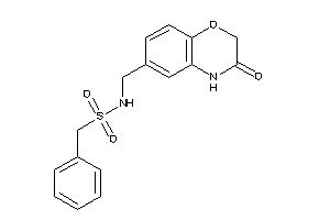 N-[(3-keto-4H-1,4-benzoxazin-6-yl)methyl]-1-phenyl-methanesulfonamide