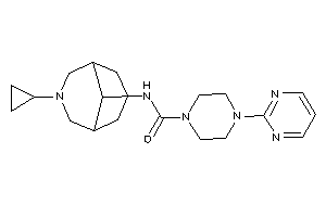 N-(7-cyclopropyl-7-azabicyclo[3.3.1]nonan-9-yl)-4-(2-pyrimidyl)piperazine-1-carboxamide