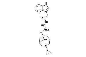 Image of 1-(7-cyclopropyl-7-azabicyclo[3.3.1]nonan-9-yl)-3-[[2-(1H-indol-3-yl)acetyl]amino]urea