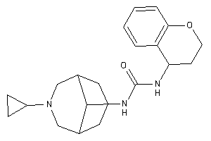 1-chroman-4-yl-3-(7-cyclopropyl-7-azabicyclo[3.3.1]nonan-9-yl)urea