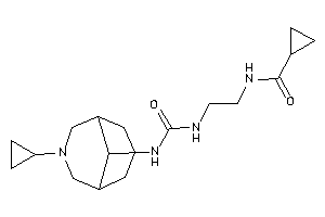 Image of N-[2-[(7-cyclopropyl-7-azabicyclo[3.3.1]nonan-9-yl)carbamoylamino]ethyl]cyclopropanecarboxamide