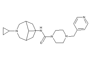 N-(7-cyclopropyl-7-azabicyclo[3.3.1]nonan-9-yl)-4-(4-pyridylmethyl)piperazine-1-carboxamide