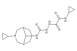 Image of N-cyclopropyl-2-[N'-[(7-cyclopropyl-7-azabicyclo[3.3.1]nonan-9-yl)carbamoyl]hydrazino]-2-keto-acetamide