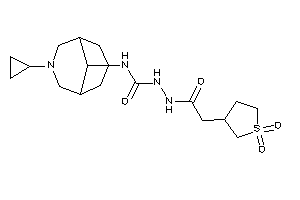 1-(7-cyclopropyl-7-azabicyclo[3.3.1]nonan-9-yl)-3-[[2-(1,1-diketothiolan-3-yl)acetyl]amino]urea