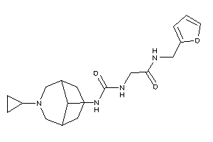 Image of 2-[(7-cyclopropyl-7-azabicyclo[3.3.1]nonan-9-yl)carbamoylamino]-N-(2-furfuryl)acetamide