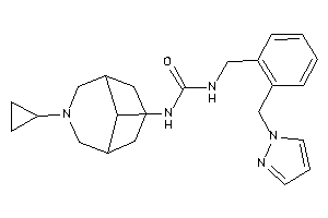 1-(7-cyclopropyl-7-azabicyclo[3.3.1]nonan-9-yl)-3-[2-(pyrazol-1-ylmethyl)benzyl]urea