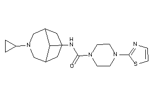 N-(7-cyclopropyl-7-azabicyclo[3.3.1]nonan-9-yl)-4-thiazol-2-yl-piperazine-1-carboxamide