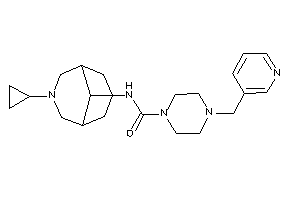 N-(7-cyclopropyl-7-azabicyclo[3.3.1]nonan-9-yl)-4-(3-pyridylmethyl)piperazine-1-carboxamide