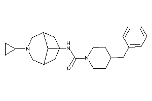 4-benzyl-N-(7-cyclopropyl-7-azabicyclo[3.3.1]nonan-9-yl)piperidine-1-carboxamide