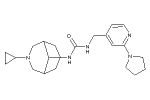 1-(7-cyclopropyl-7-azabicyclo[3.3.1]nonan-9-yl)-3-[(2-pyrrolidino-4-pyridyl)methyl]urea