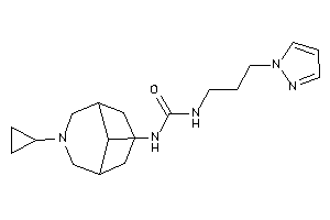 1-(7-cyclopropyl-7-azabicyclo[3.3.1]nonan-9-yl)-3-(3-pyrazol-1-ylpropyl)urea