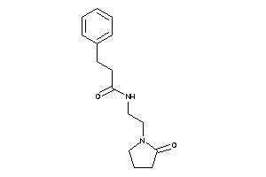 N-[2-(2-ketopyrrolidino)ethyl]-3-phenyl-propionamide