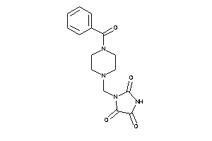 1-[(4-benzoylpiperazino)methyl]imidazolidine-2,4,5-trione