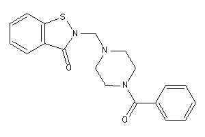 2-[(4-benzoylpiperazino)methyl]-1,2-benzothiazol-3-one