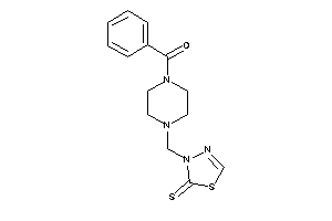 Phenyl-[4-[(2-thioxo-1,3,4-thiadiazol-3-yl)methyl]piperazino]methanone