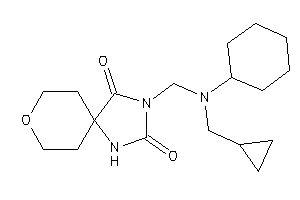 3-[[cyclohexyl(cyclopropylmethyl)amino]methyl]-8-oxa-1,3-diazaspiro[4.5]decane-2,4-quinone