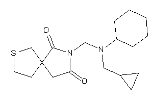 3-[[cyclohexyl(cyclopropylmethyl)amino]methyl]-7-thia-3-azaspiro[4.4]nonane-2,4-quinone