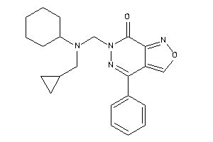6-[[cyclohexyl(cyclopropylmethyl)amino]methyl]-4-phenyl-isoxazolo[3,4-d]pyridazin-7-one