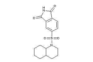 5-(3,4,4a,5,6,7,8,8a-octahydro-2H-quinolin-1-ylsulfonyl)isoindoline-1,3-quinone