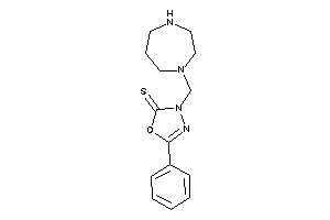 Image of 3-(1,4-diazepan-1-ylmethyl)-5-phenyl-1,3,4-oxadiazole-2-thione