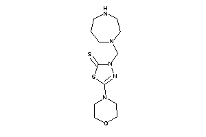 3-(1,4-diazepan-1-ylmethyl)-5-morpholino-1,3,4-thiadiazole-2-thione