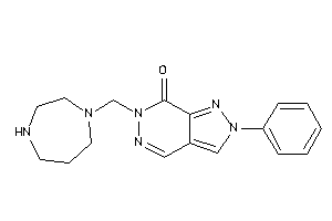 6-(1,4-diazepan-1-ylmethyl)-2-phenyl-pyrazolo[3,4-d]pyridazin-7-one